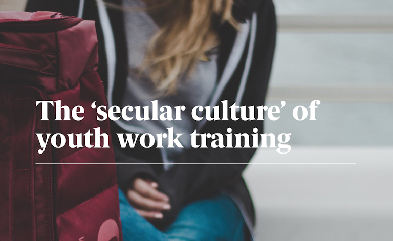 The 'secular culture' of youth work training